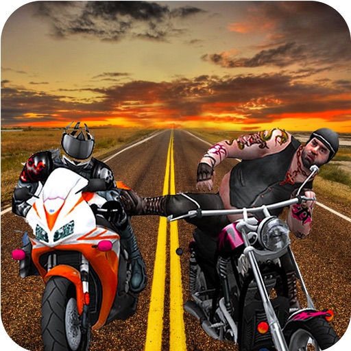 Real Traffic Bike Attack:Road Rush Death Race Icon