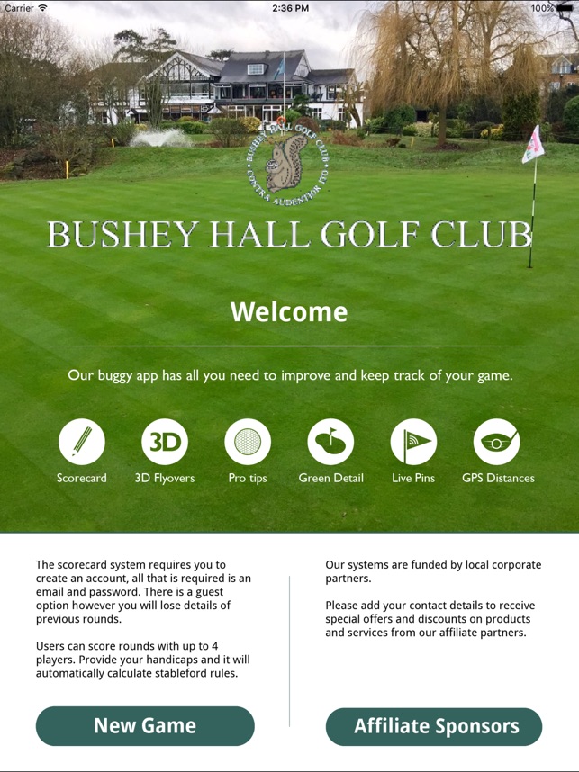 Bushey Hall Golf Club - Buggy(圖1)-速報App