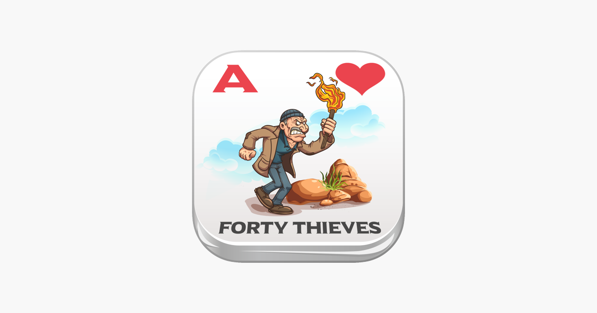 imán Horizontal Sociedad Forty Thieves Solitaire Hearts & Spades Patience en App Store