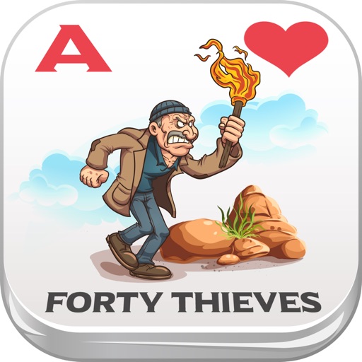 Forty Thieves Solitaire Hearts & Spades Patience iOS App