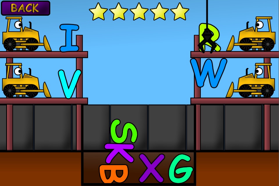 Kids Trucks: Alphabet Letter Identification Games screenshot 2