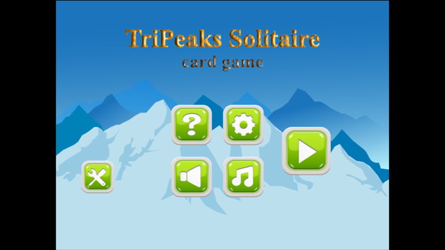 TriPeaks Solitaire card game