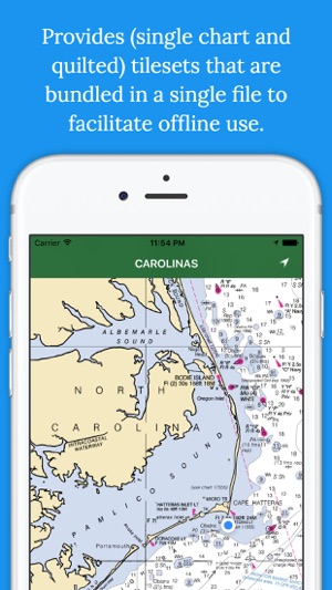 Marine : Carolinas offline GPS nautical 