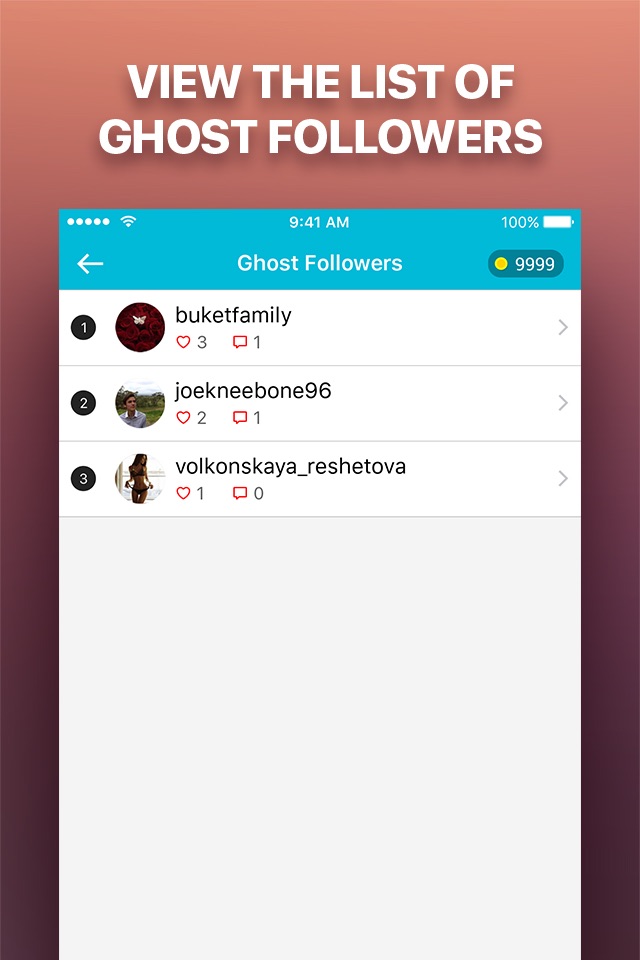 Followers Analysis For Instagram - InstaAnalyzer screenshot 3