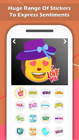 Game screenshot Emoji Maker - создать персональный чат, смайлик hack