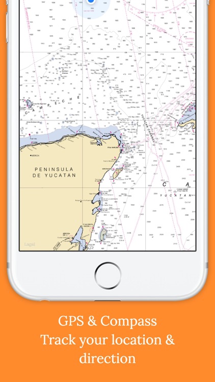 Marine Charts Offline: Gulf of Mexico (LOUISIANA)