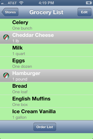 Grocery List Organizer screenshot 3