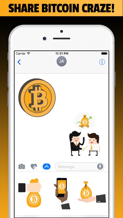 BITCOMOJI - Bitcoin Mining BTC Emoji Stickers