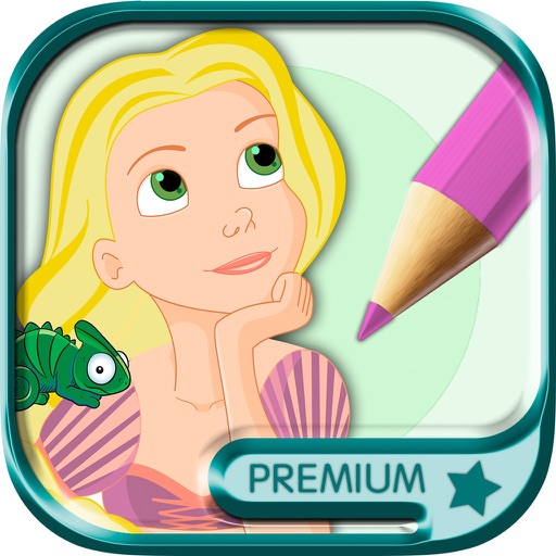 Paint Princess Rapunzel – Drawings to color PRO iOS App