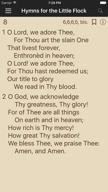 Hymns for the Little Flock