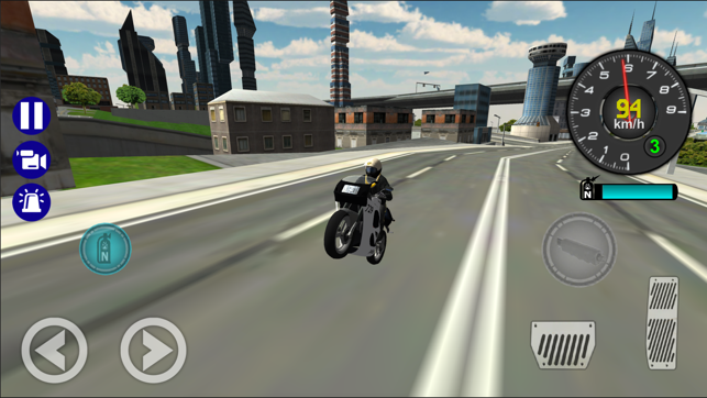 Police Bike Driving Simulator(圖4)-速報App