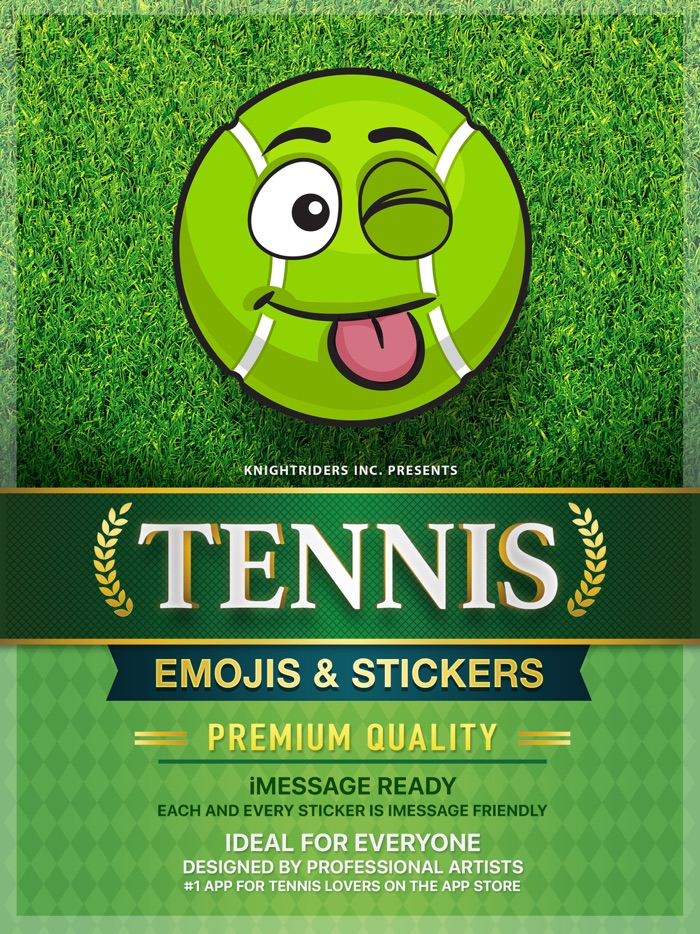 TennisMoji - tennis emoji  stickers