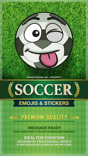 SoccerMoji - soccer football emoji & stickers app(圖1)-速報App