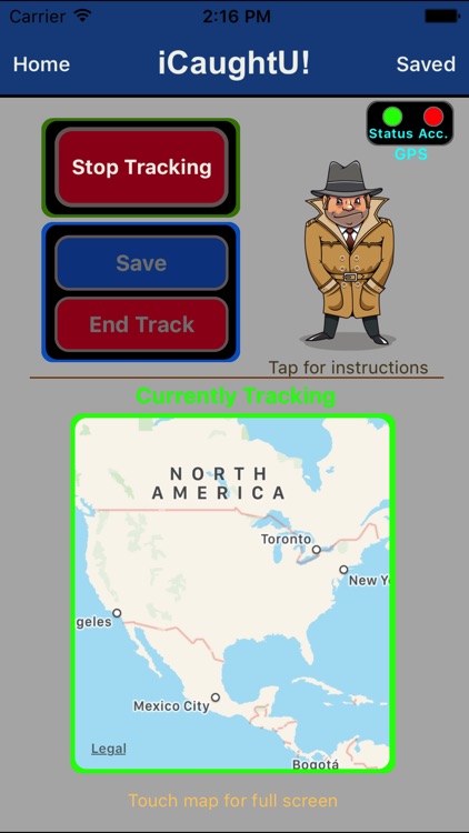 iCaughtU! - GPS Tracker