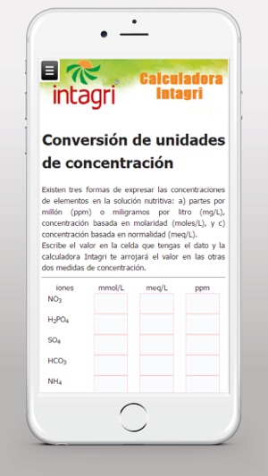 Calculadora Intagri(圖5)-速報App