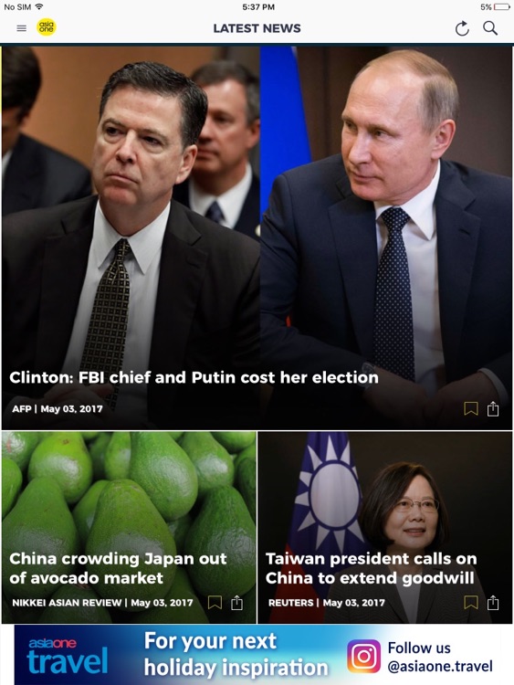 AsiaOne for iPad