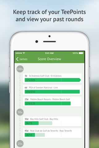 TeeApp - Golf Community, Scorecard and Stats screenshot 3