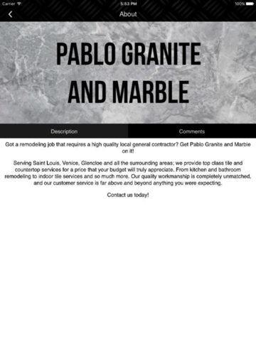Pablo Granite and Marble screenshot 3