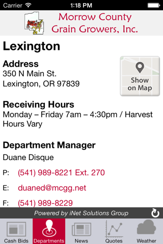 Morrow County Grain Growers screenshot 3