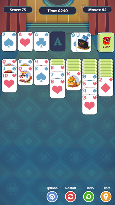 Fancy Cats Solitaire Screenshot 1