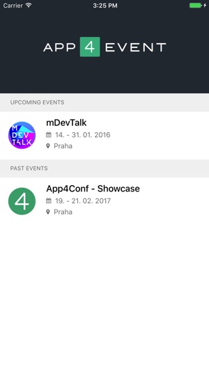 App4Event - Festivals and conferences at