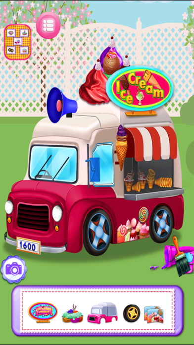 شاحنة المثلجات والايس كريم -  اجمل الالعاب العربيه screenshot 2