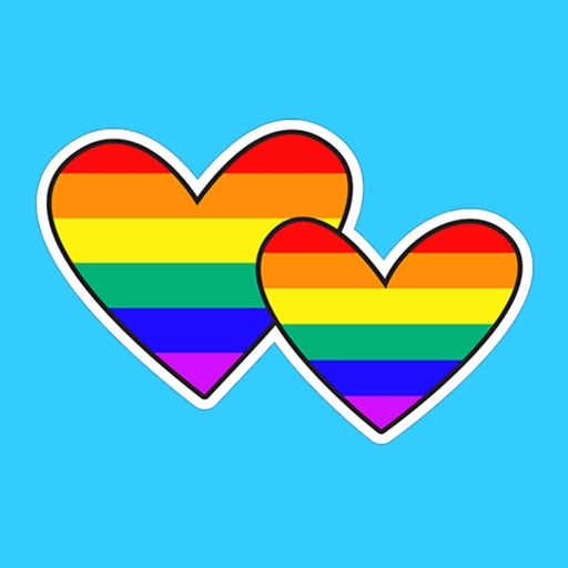 LGBT Love Stickers Icon