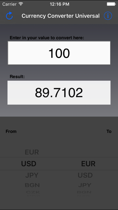 Currency Converter Universal Screenshot 1