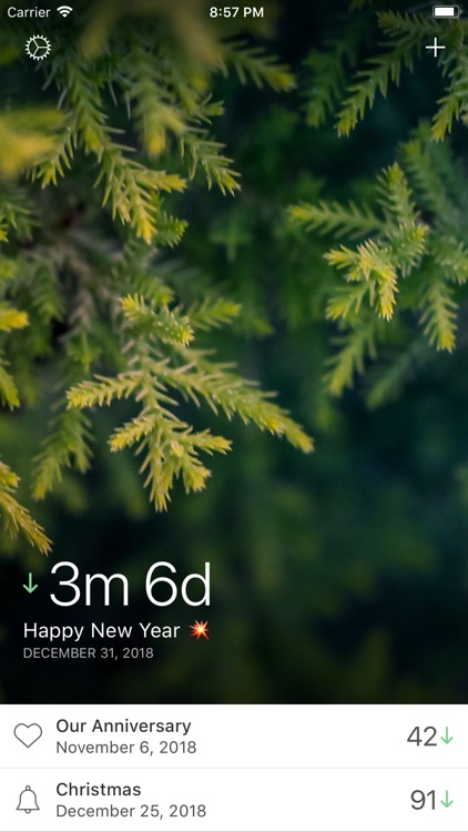 Events - Days counter