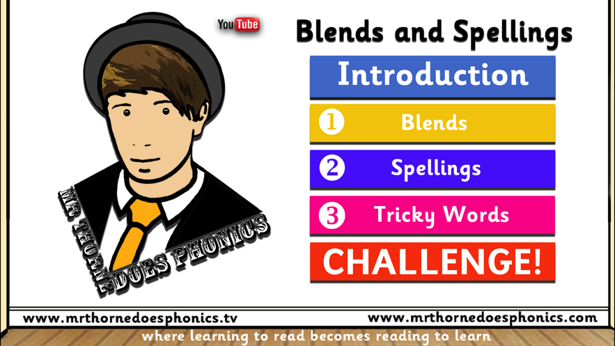 mr thorne does phonics: blends and spellings