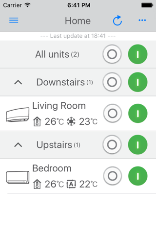 Daikin Online Controller - náhled