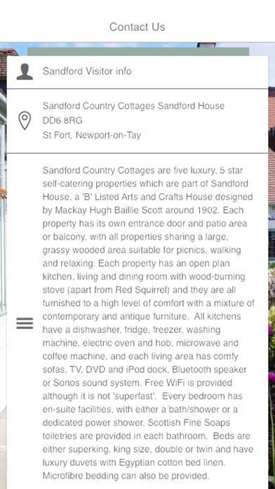 Sandford Visitor Info screenshot 2