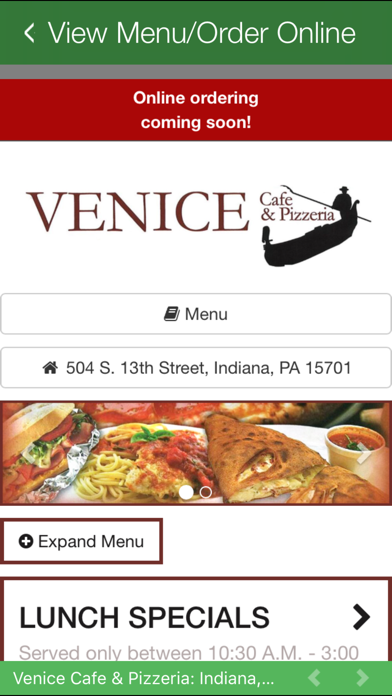 How to cancel & delete Venice Cafe & Pizzeria from iphone & ipad 4