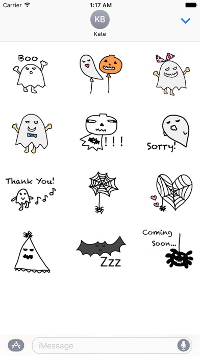 Happy Halloween Words Sticker screenshot 3