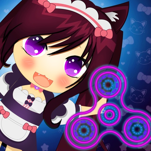 Fidget Spinner Anime Theme iOS App
