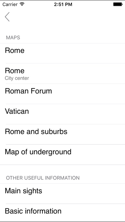 Rome. City map