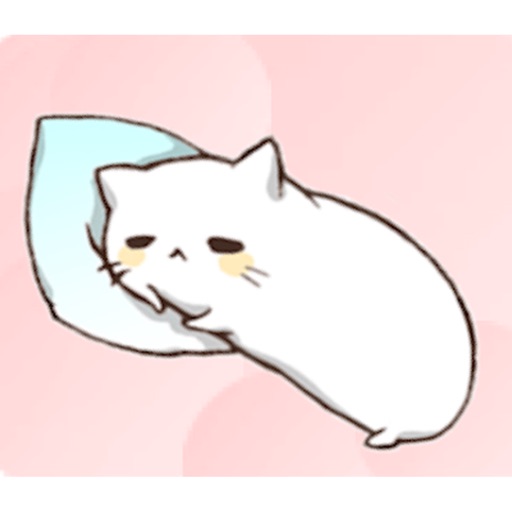 Lovely And Lazy Cat Sticker