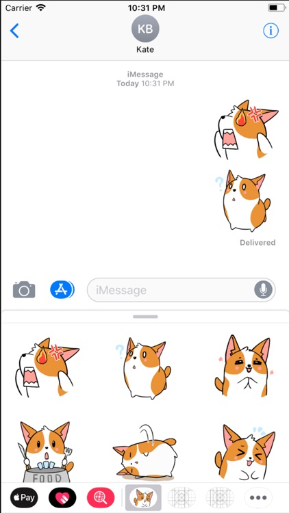 Pixel The Corgi Stickers!