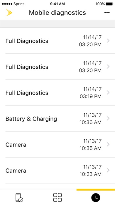 Sprint Mobile Diagnostics screenshot 2