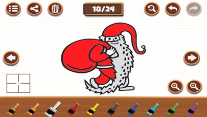 How to cancel & delete Santa Merry Christmas Coloring from iphone & ipad 1