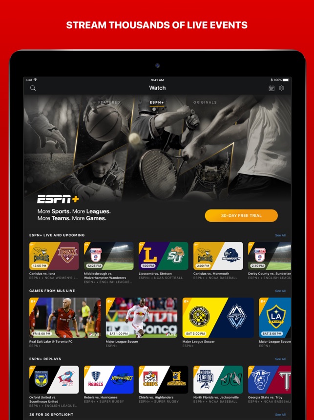 espn live sports scores をapp storeで
