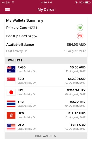 FXgo Multicurrency Travel Card(圖2)-速報App