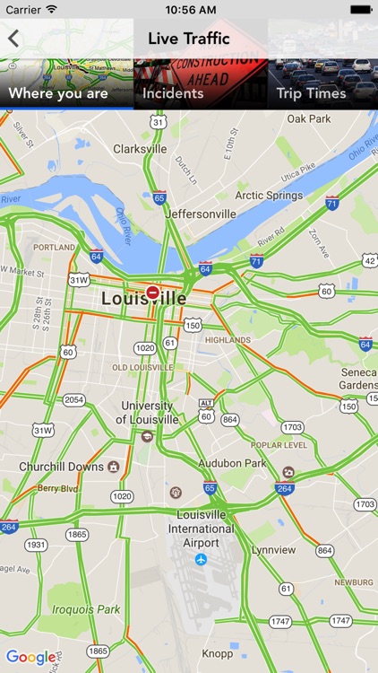 Louisville Traffic from WHAS11