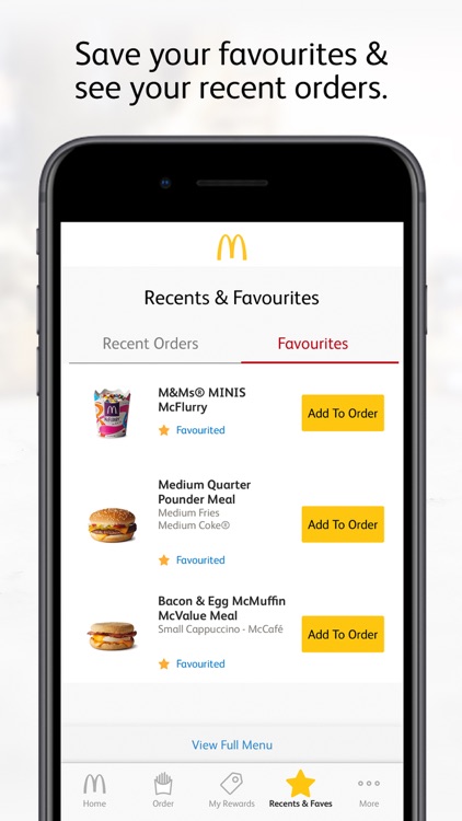mymacca's Ordering & Offers