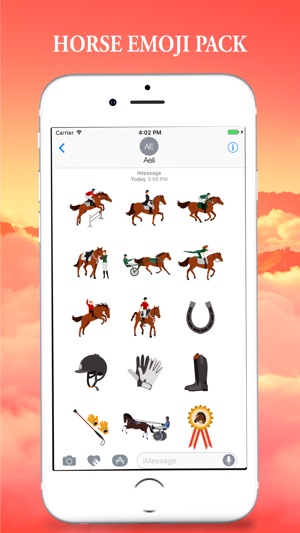 Horse Emojis for iMessage(圖2)-速報App