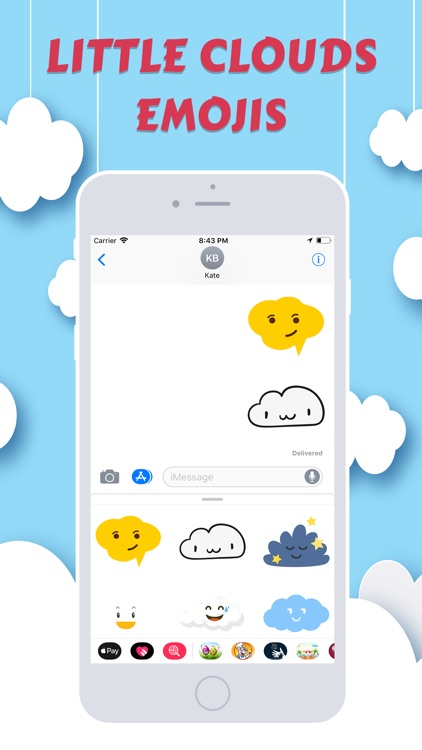 Cute Cloud Stickers! screenshot-3