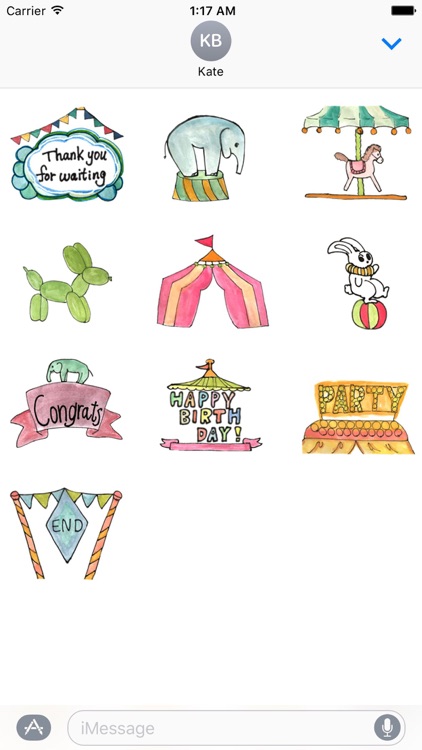 Happy Circus Sticker