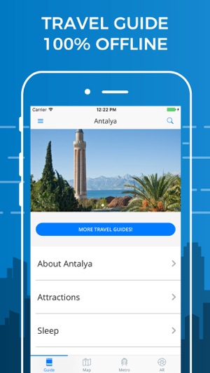 Antalya Travel Guide with Offline Street Map(圖1)-速報App