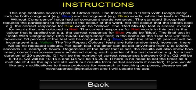 Stroop Test for Research(圖2)-速報App