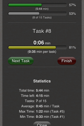 Multi Task Timer - náhled